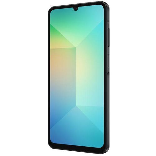 Samsung Galaxy A06 Black - Side Front Angle View