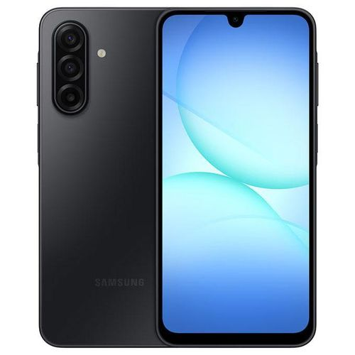Samsung Galaxy A17 Black - Front and Back View