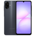 Samsung Galaxy A07 Black - Front and Back View