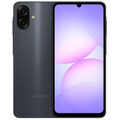 Samsung Galaxy A07 Black - Front and Back View