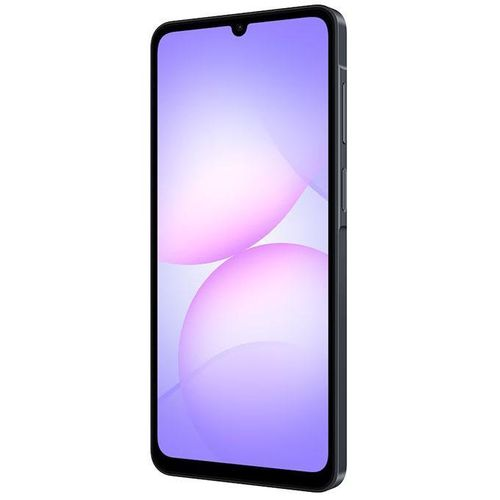Samsung Galaxy A07 Black - Front Angle View