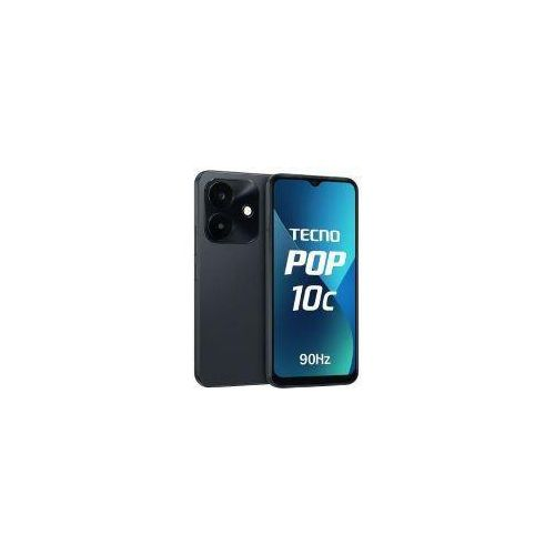 Tecno Pop 10C 64GB Titanium Grey - Front and Back View