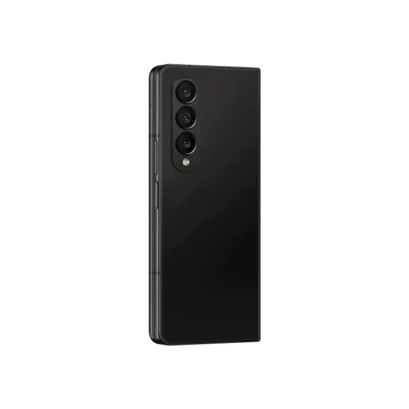 Samsung Galaxy Z Fold 2 Starry Phantom Black - Folded Back View