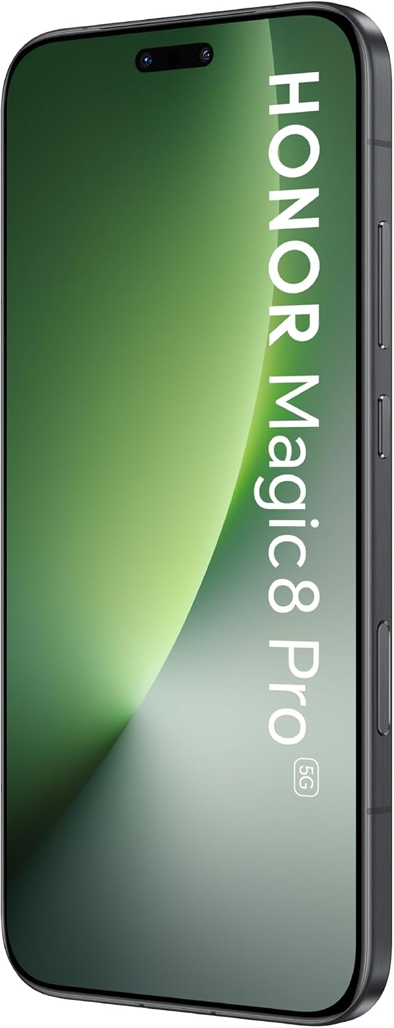 HONOR Magic8 Pro - Side View with Green Display