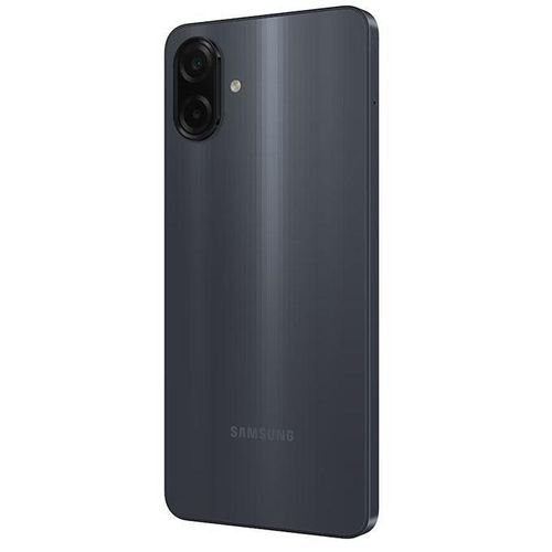 Samsung Galaxy A07 Black - Side Back Angle View