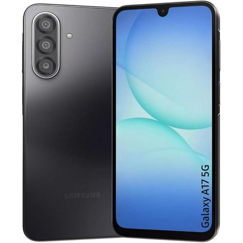 Samsung Galaxy A17 5G Black - Front and Back View